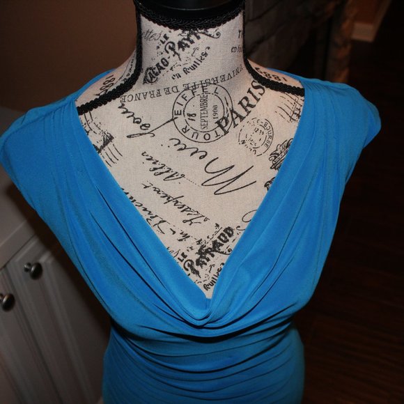 Ralph Lauren Evening Ruched Gown - Picture 3 of 7